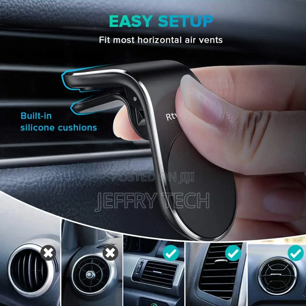 Magnetic Car Phone Mount Holder Universal Air Vent Car Phone