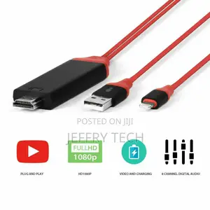 1080 HDMI Phone to TV Cable Adapter Converter Fit for iPhone