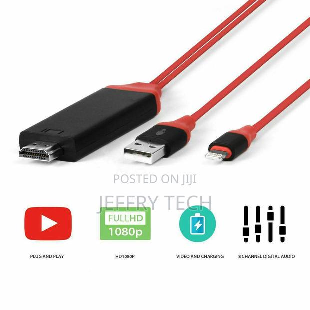 1080 HDMI Phone to TV Cable Adapter Converter Fit for iPhone