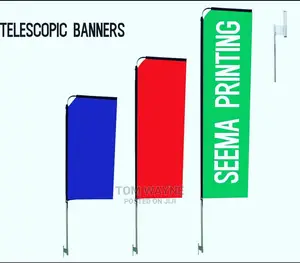 Telescopic Flag Stands and Banner Printing