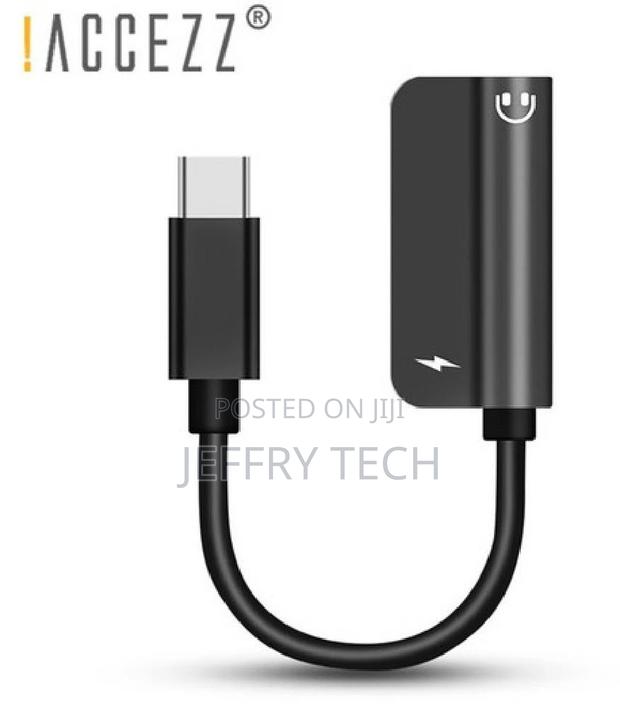 2-In-1 USB Type C Fast Charger 3.5mm Adapter for Cell Phones