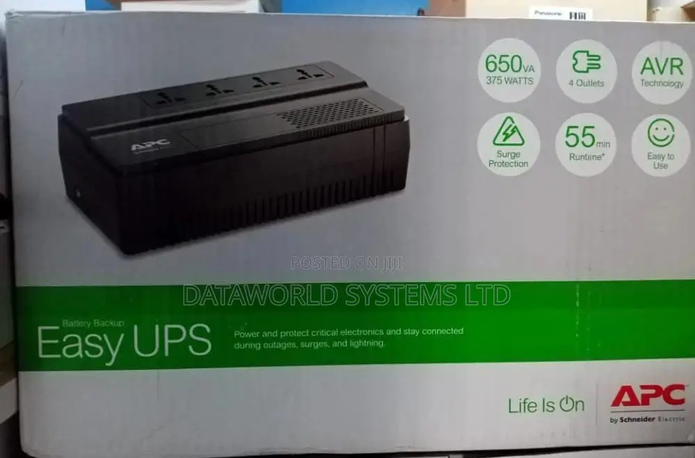 APC Back-Ups 650va, 230V, Avr, Universal Sockets Bv650i-MSX