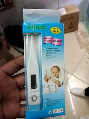 Digital Thermometer With Beeper With Battery