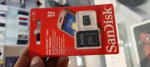 Original 32 GB Sandisk Memory Card With Adapter.
