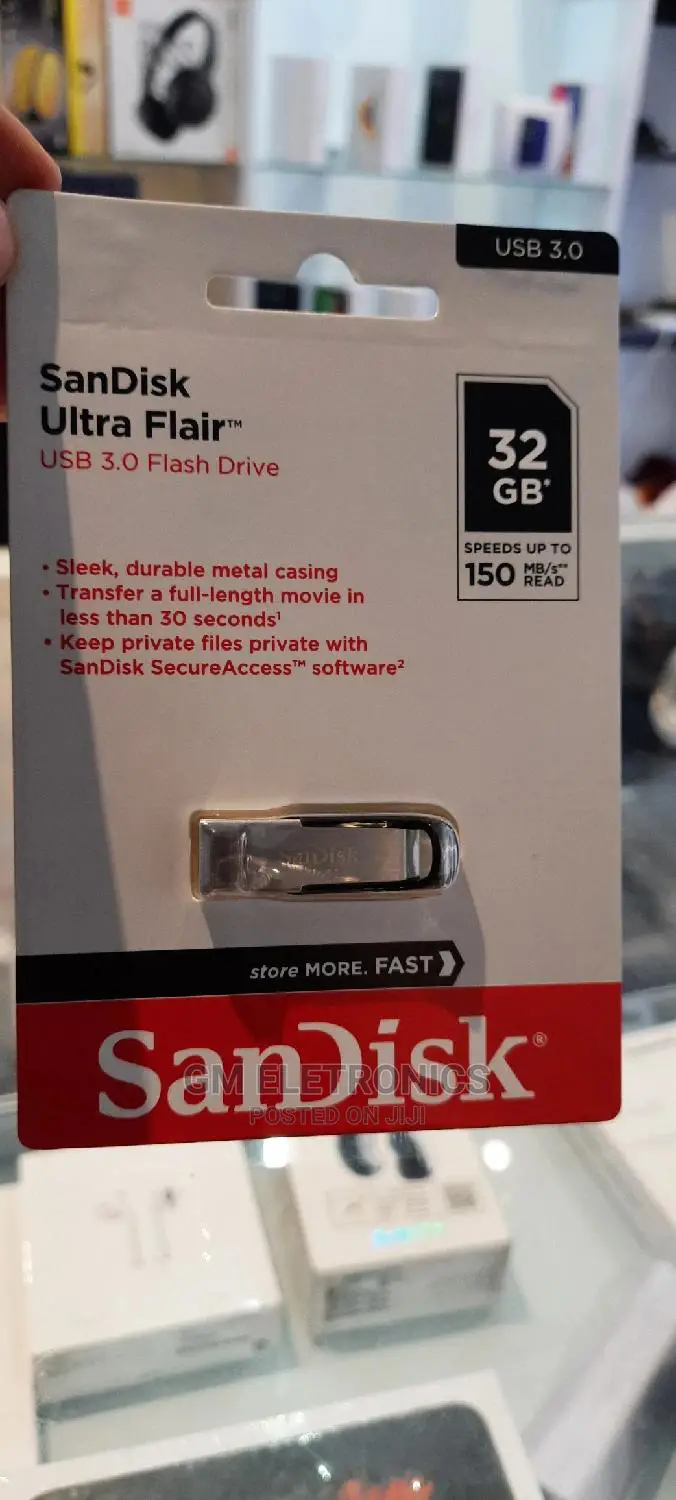 Original 32gb Sandisk Metallic Usb 3.0 Drive.