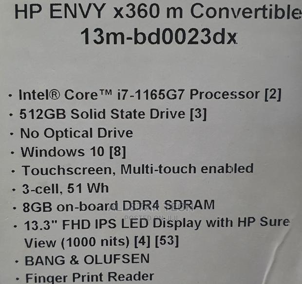 New Laptop HP Envy 13 8GB Intel Core I7 SSD 512GB - thumbnail 10