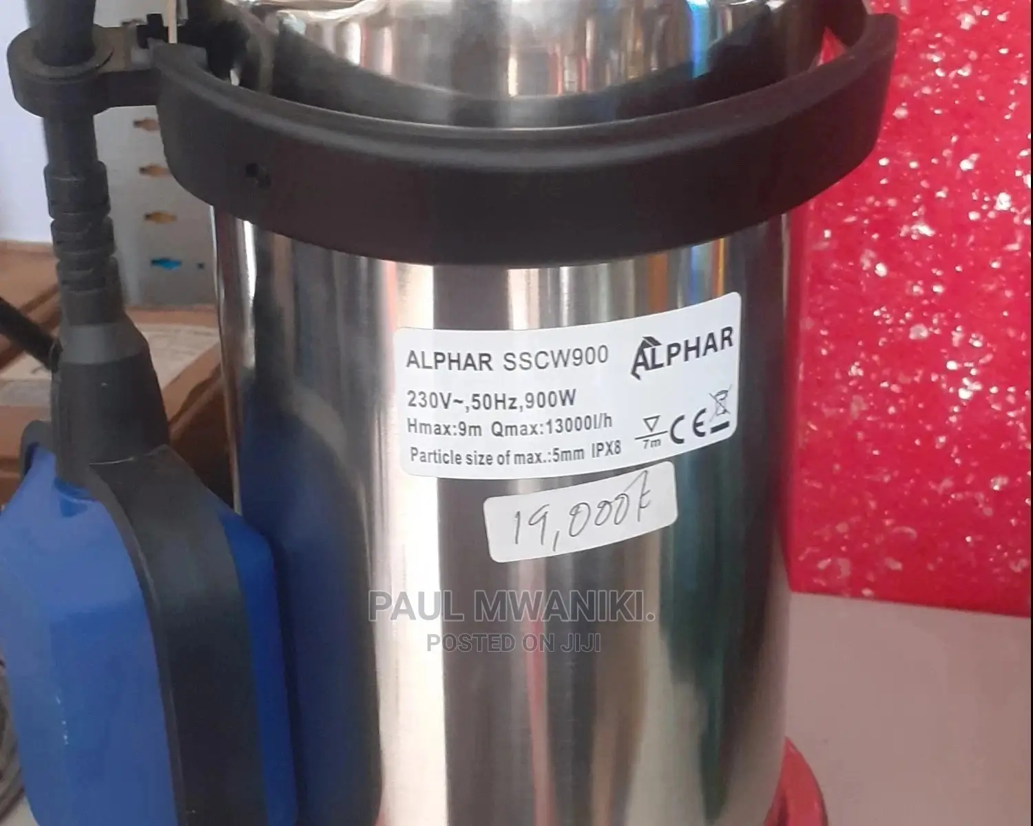 Alphar Clean Water Submersible Pump.