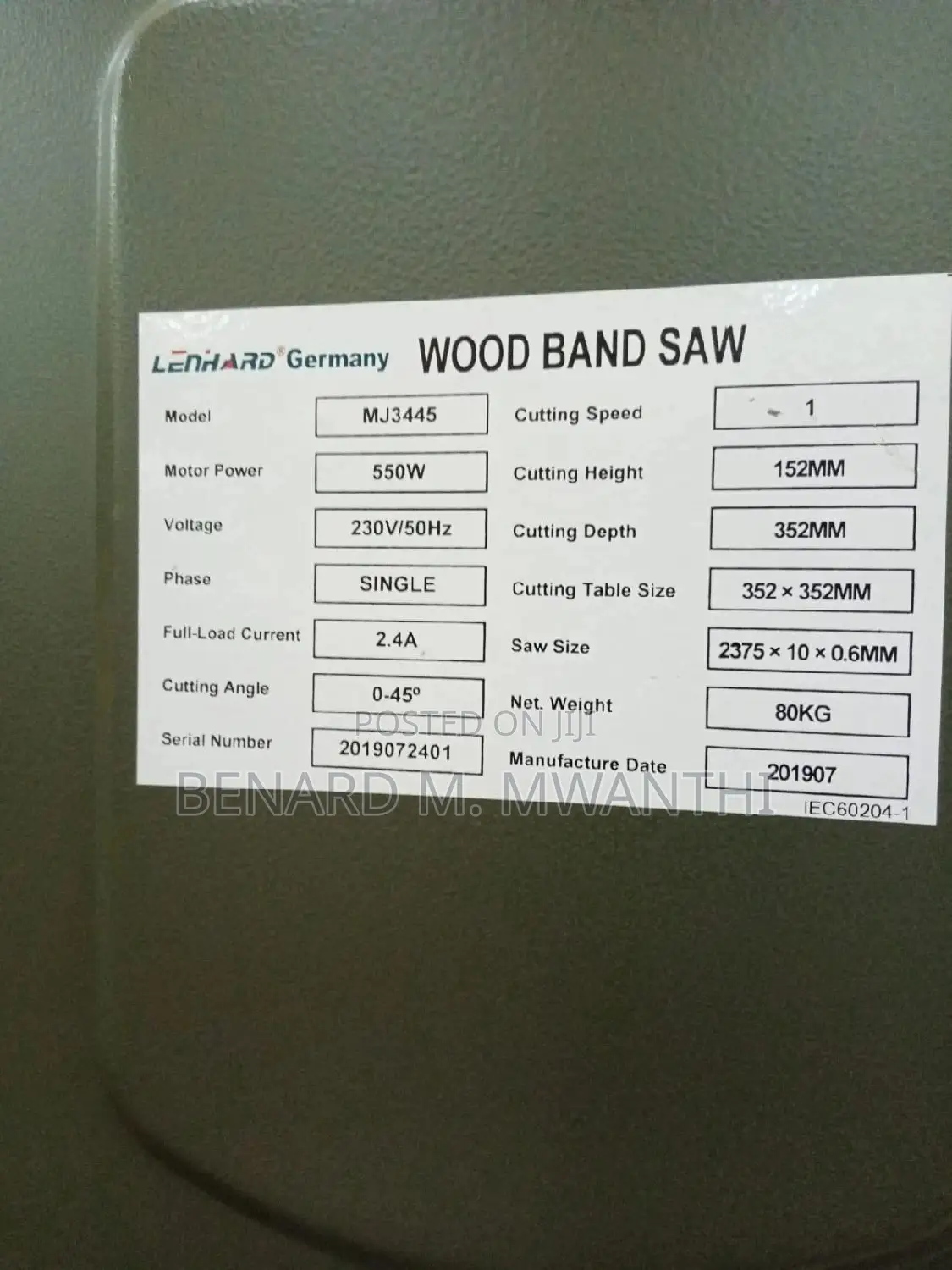 Woodband Saw