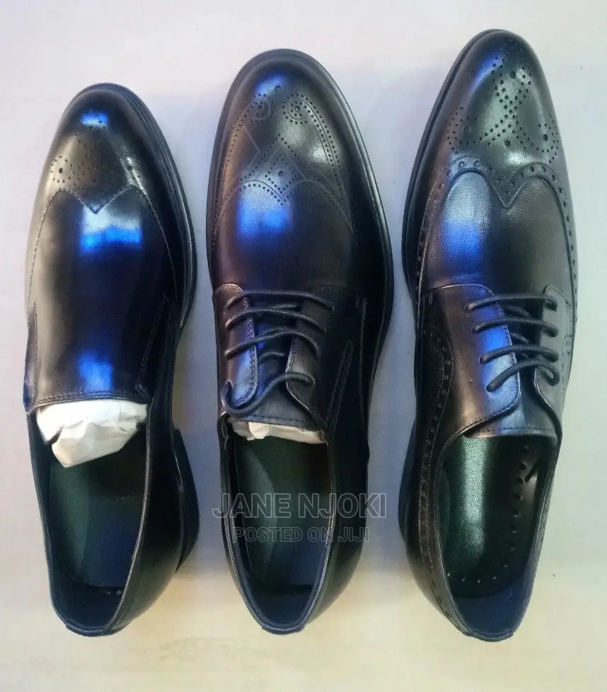 Black Shoes Leather