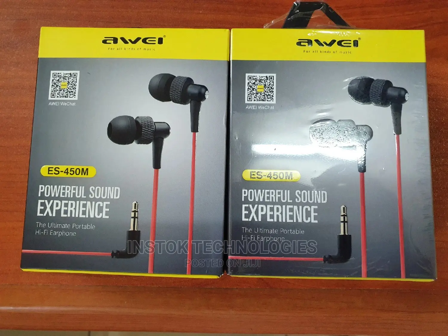 Awei ES-450M Stereo Bass Perfomance Earphones Black