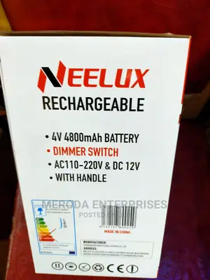 Dimer Switch Neelux Rechargeable Lamp