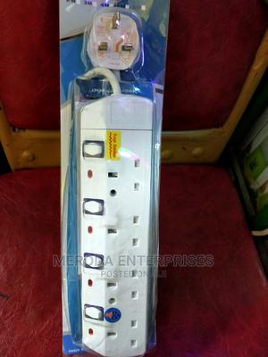 4way Extension Cable White - thumbnail 2