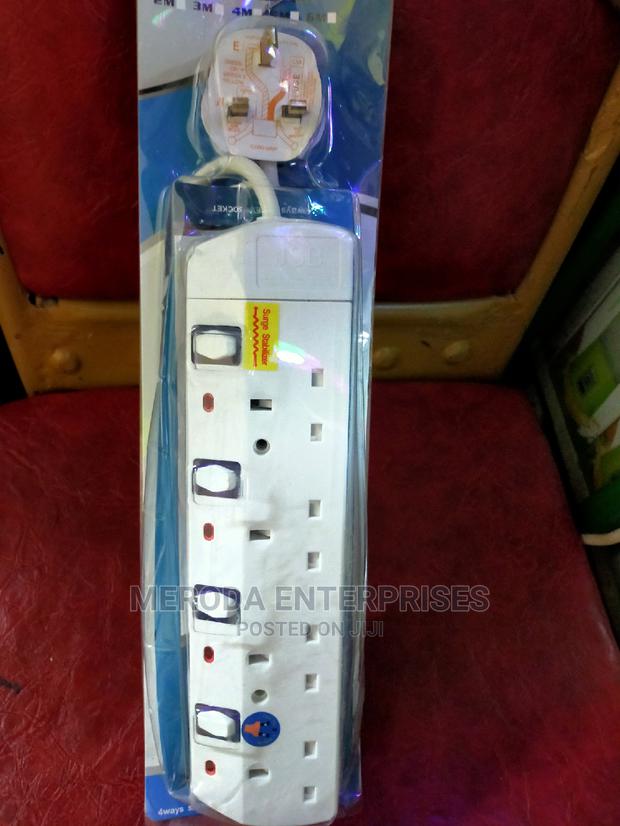 4way Extension Cable White - main view