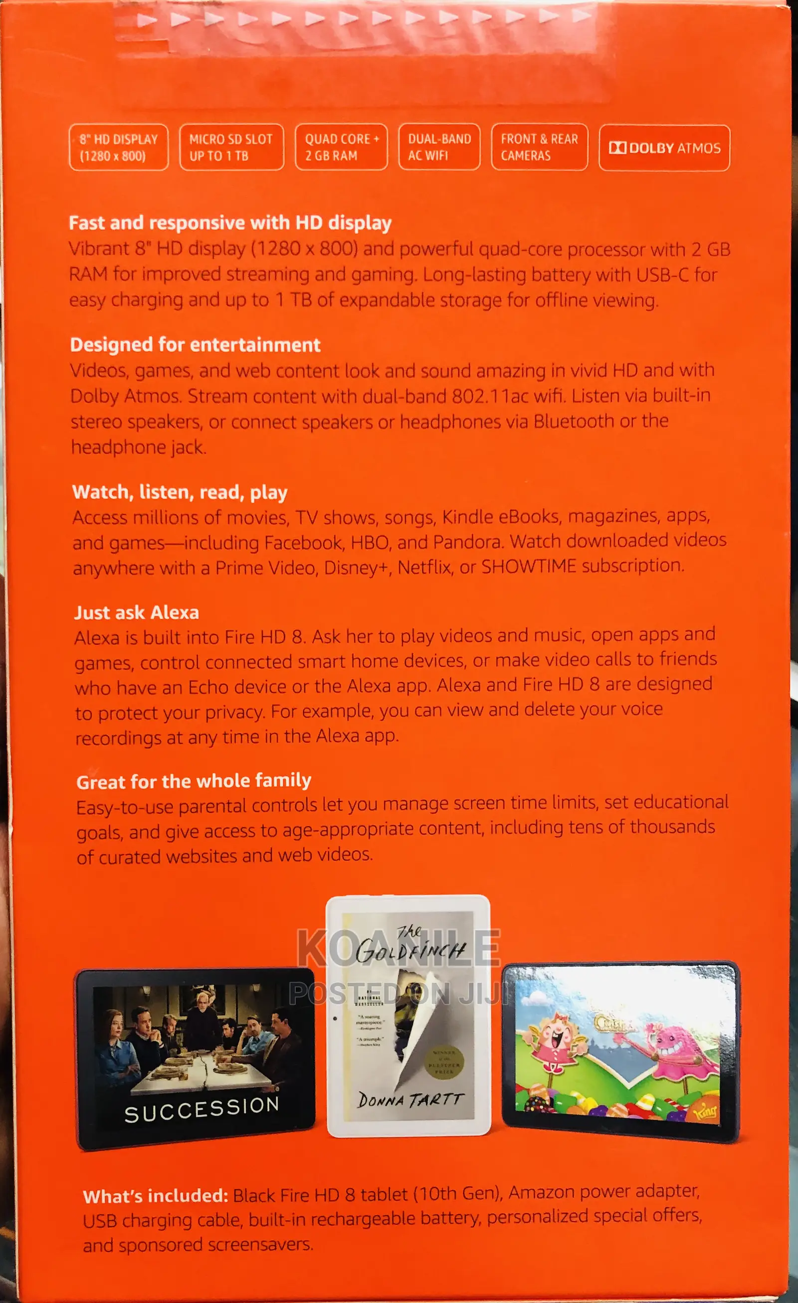 New Amazon Fire HD 8 32 GB