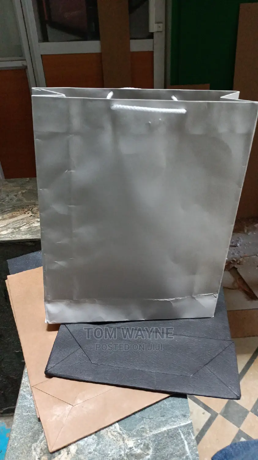 White Carrier Gift Bags