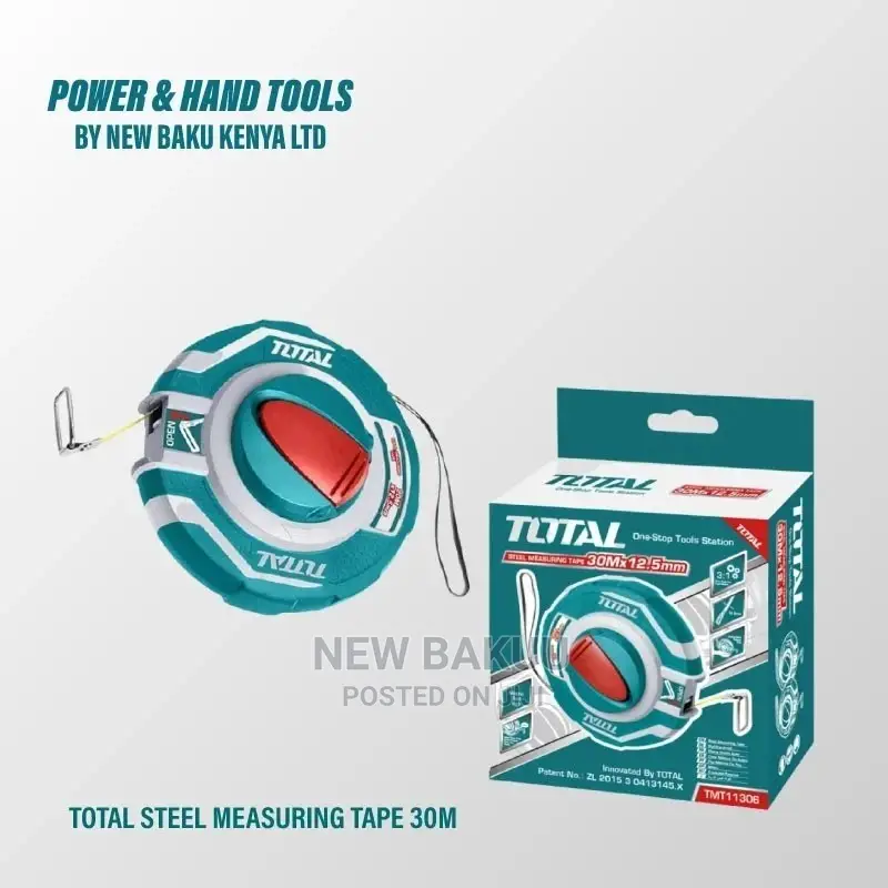 Total Steel Measuring Tape 30M