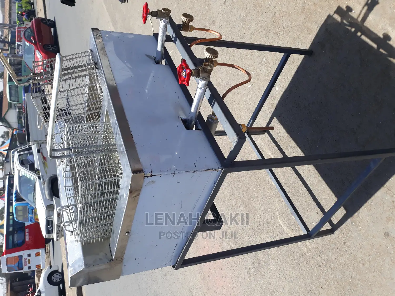 Gas Fryer Double