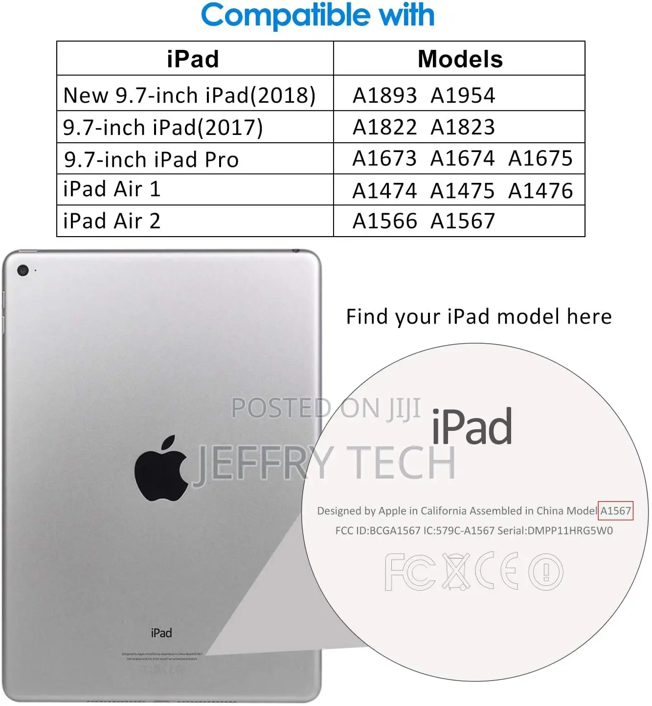 Screen Protector for iPad (9.7-Inch, 2018/2017 Model, 6th/5t
