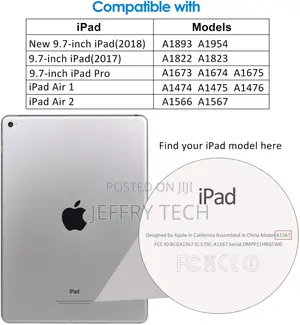 Screen Protector for iPad (9.7-Inch, 2018/2017 Model, 6th/5t