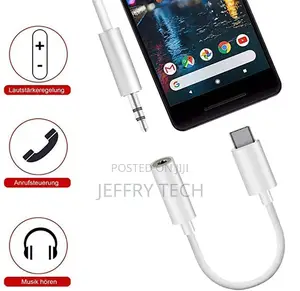 USB C to 3.5mm Headphone Jack Adapter, Upgrade USB Type C Au
