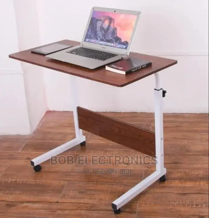 Foldable Bedside Laptop Stand With Lockable Wheels