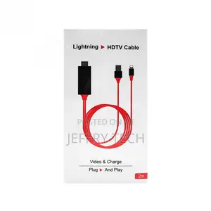 Cable Earldom Et-W5, Lightning Mhl-Hdmi + Usb, 2.0 M, Red-14