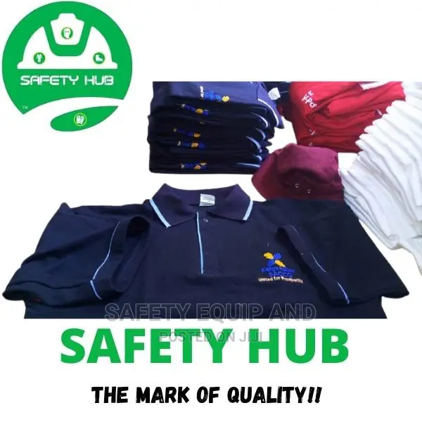 Kenyan Made Polo Shirts (100% Cotton)