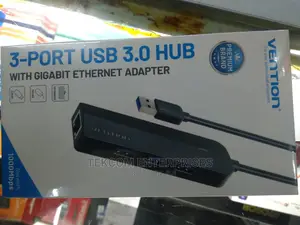 Vention USB 3.0 3 Port USB 3.0 HUB With Gigabit Ethernet