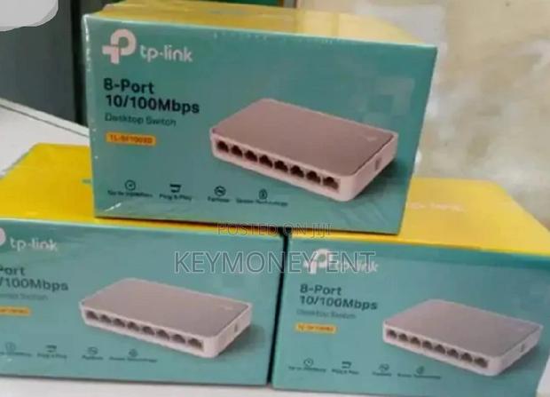 TP-LINK TL-SF1005D 8-Port 10/100 Mbps Desktop Switch 8 10/10 - main view