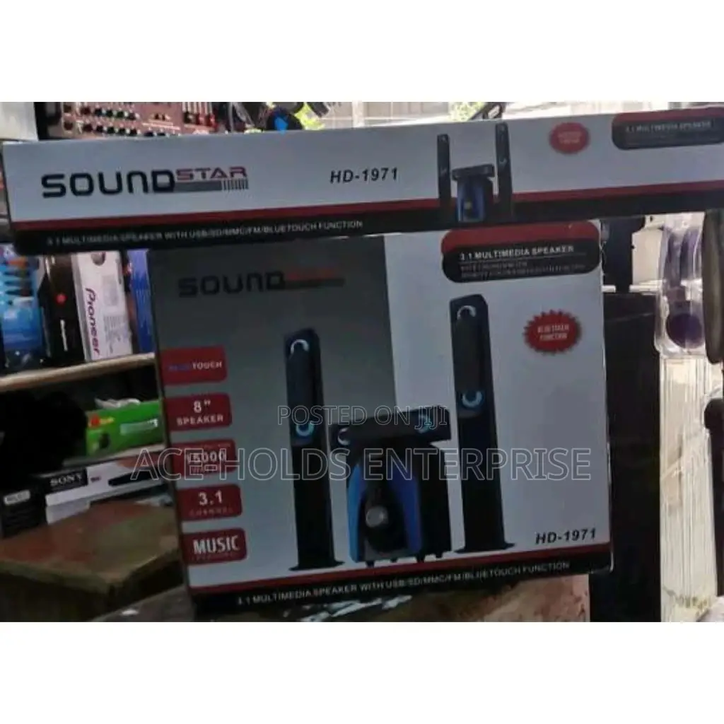 3.1 Sound Star Subwoofer With Tallboy Speakers