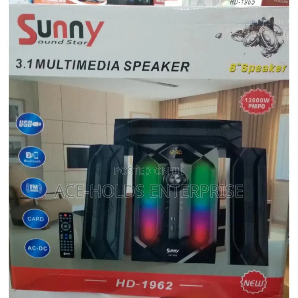 3.1 Ch Sunny Sound Star Multimedia System 12000 Watts System