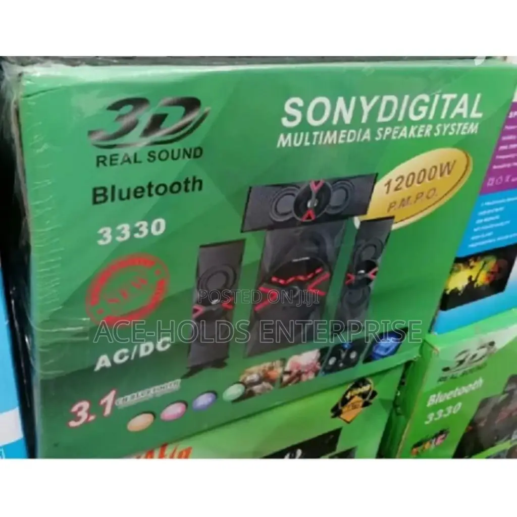 3.1 Ch 12000watts Sony Digital 3330 Multimedia Sound System.
