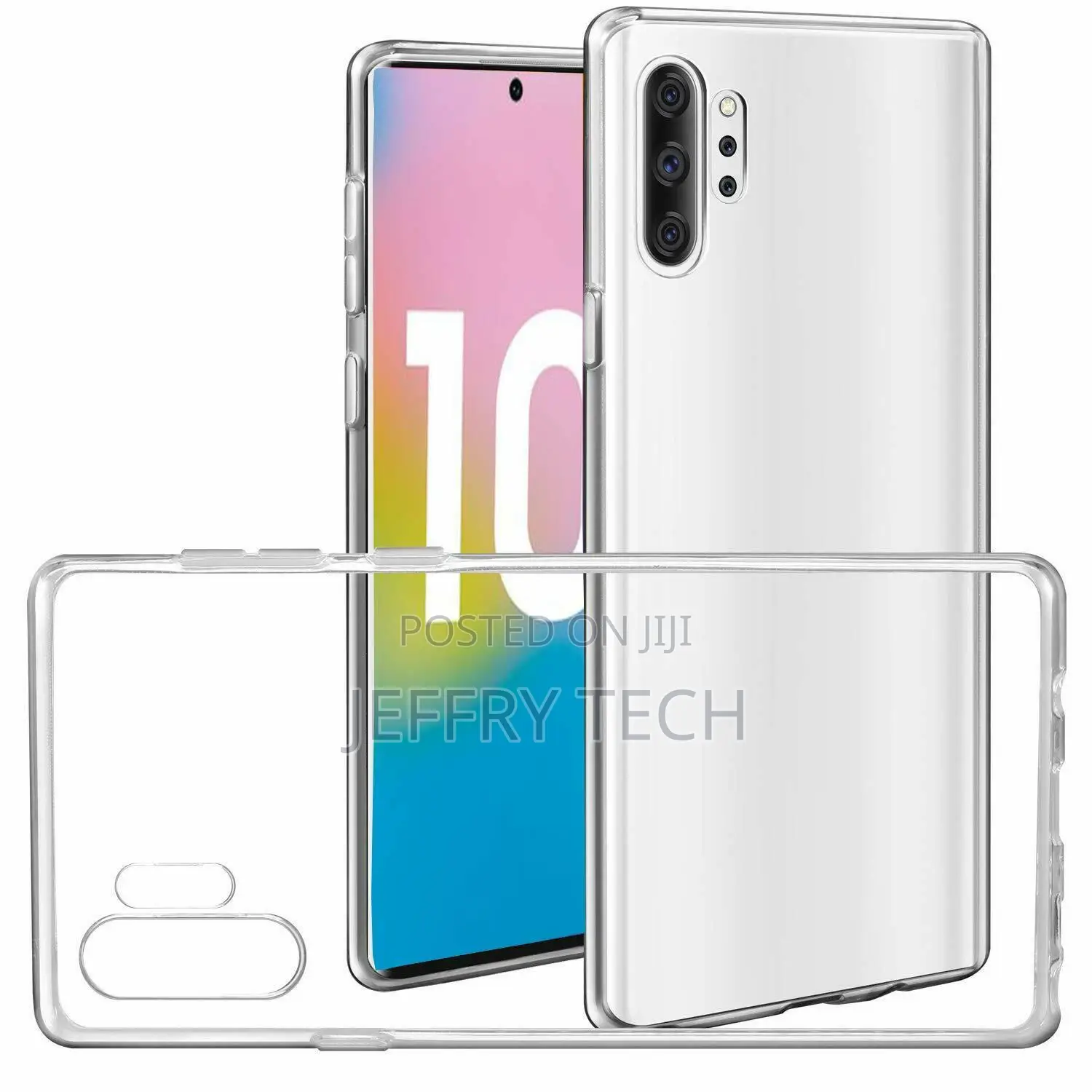 Samsung Galaxy Note10+ Case Clear Silicone Ultra Slim Gel Co