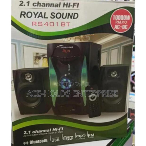 2.1 Ch Royal Sound RS401BT 10000 Watts Hi-Fi Sound System.