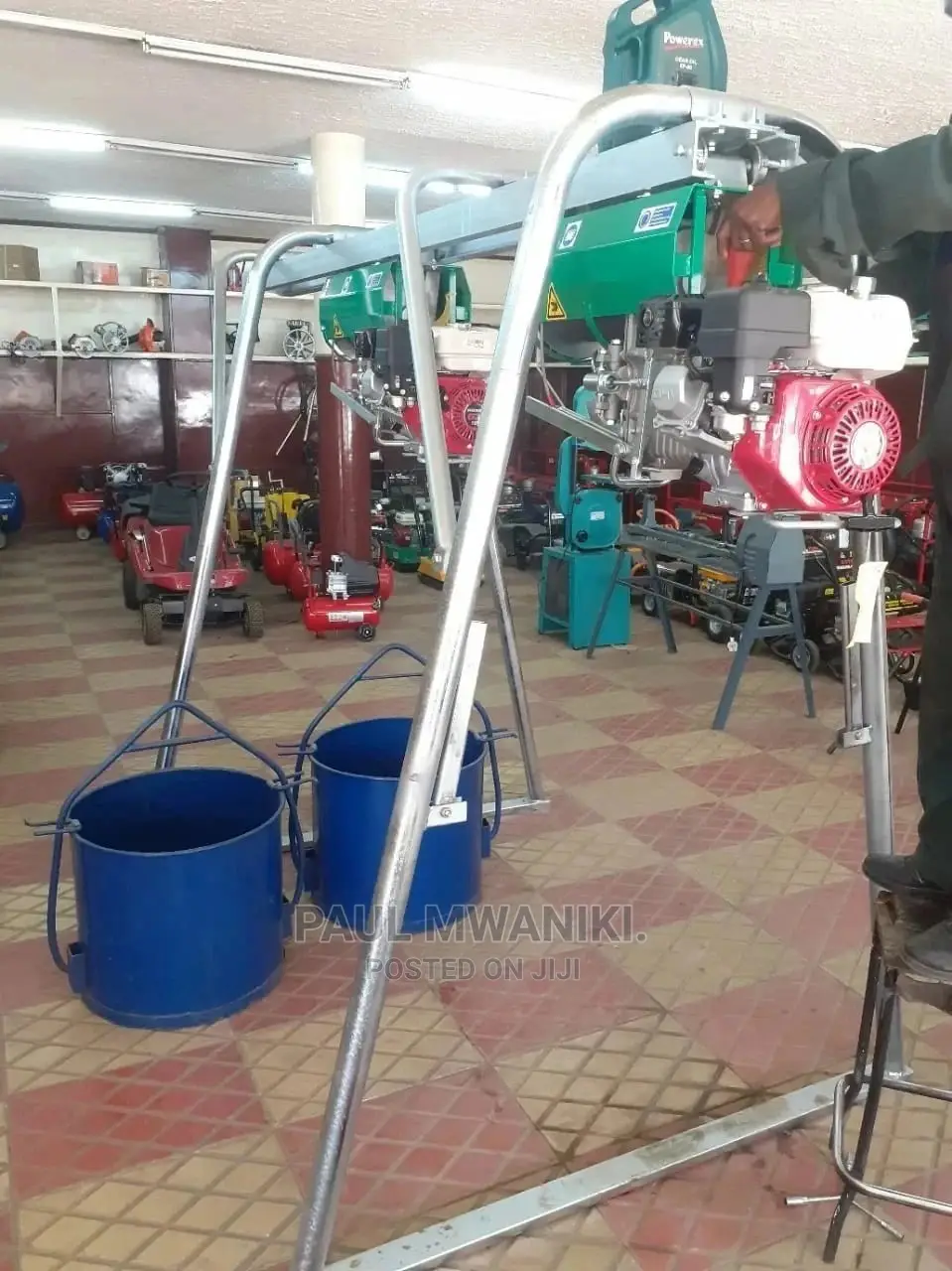 1/2 Ton Maker Italy (Italian) Concrete Hoists.