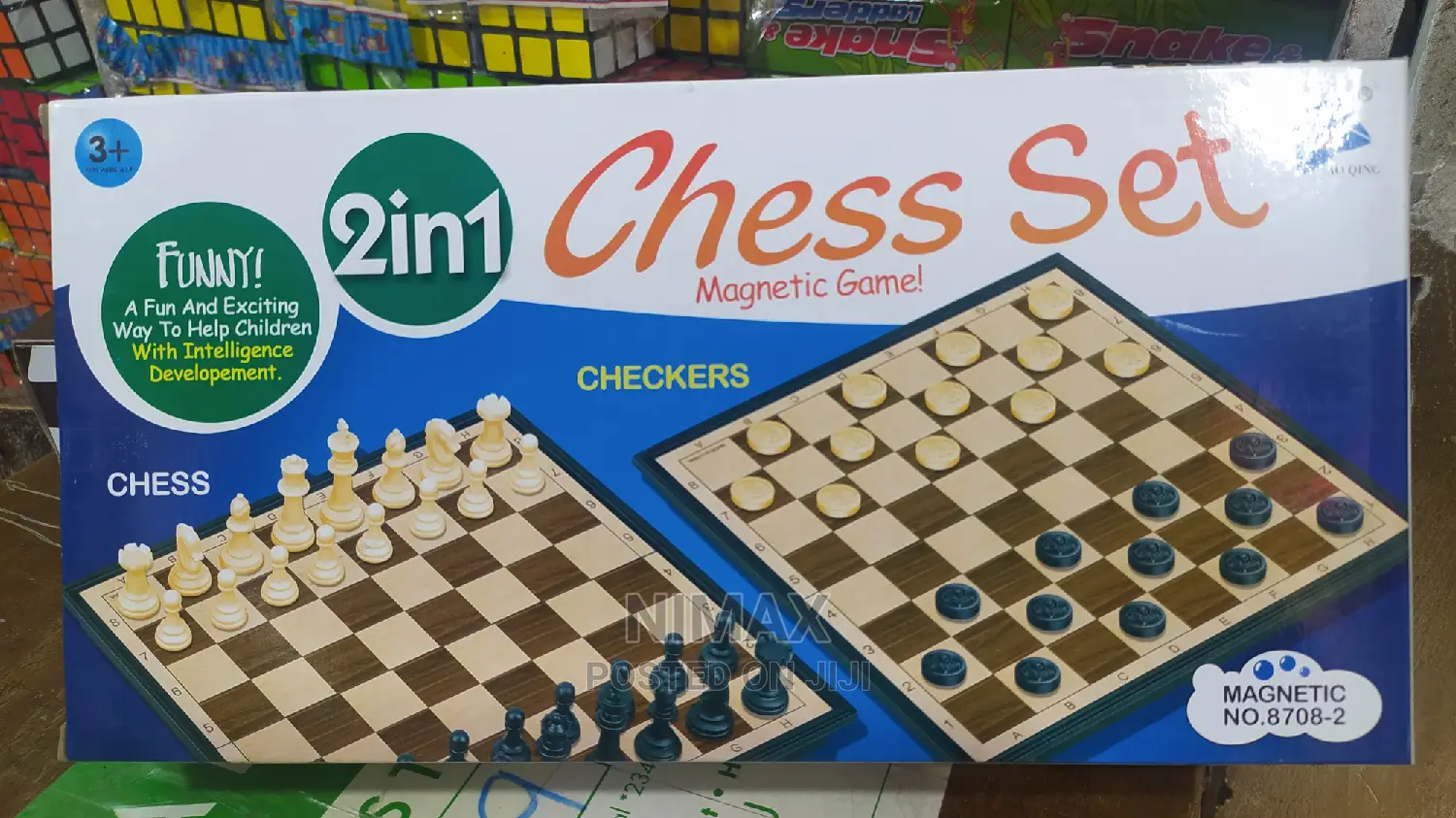 Chess And Checkers Set Giant Size.