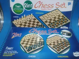 Chess And Checkers Set Giant Size.