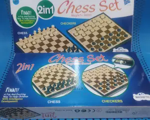 Chess And Checkers Set Giant Size.
