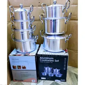 14 Pieces Tornado Sufuria Aluminum
