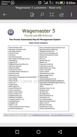 Pay Roll Services Wage Master 5