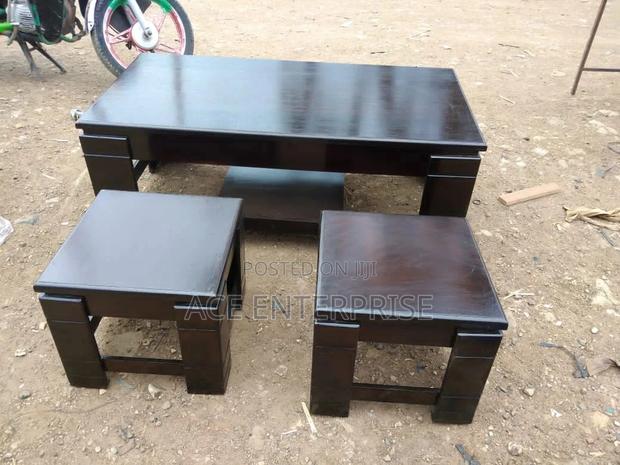 Wooden Coffee Table 3 in 1 - main view