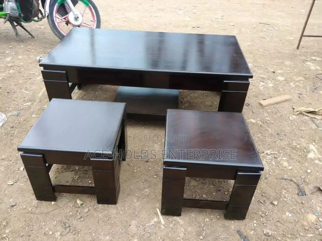 Wooden Coffee Table 3 in 1