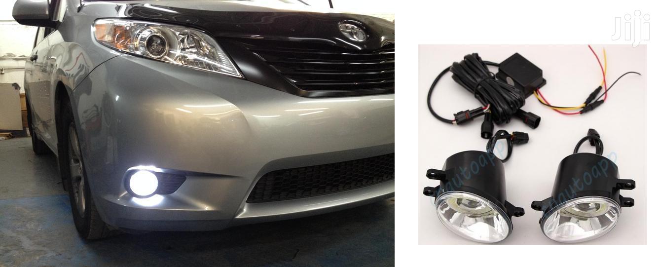 New Toyota Aftermarket LED Fog Lamps With Daytime Angel Eye Halos in