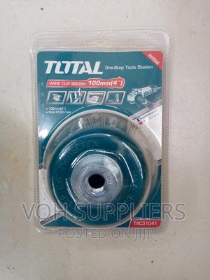 Cup Wire Brush With Nut - main view