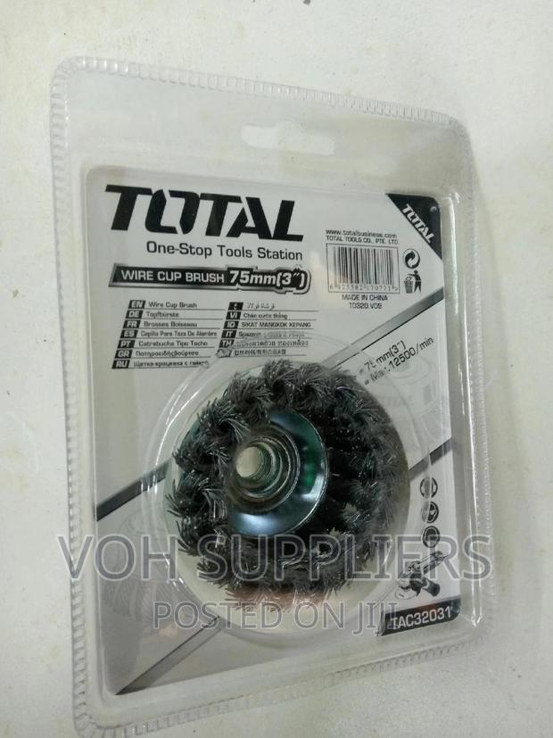 75mm 3" Wire Cup Brush - thumbnail 2