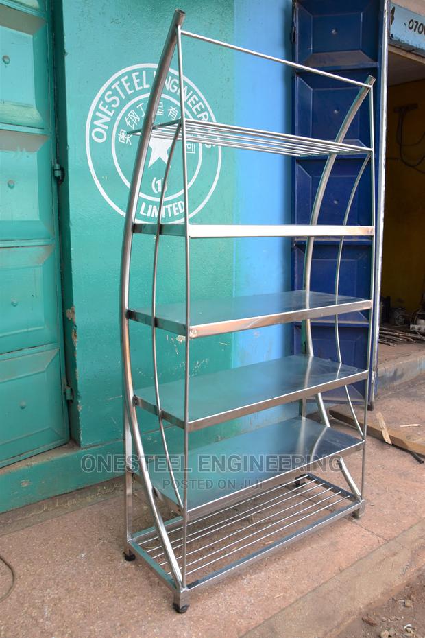 Quality Stainless Steel Shoe Rack - main view