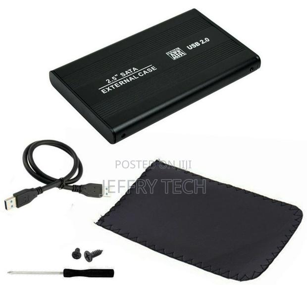 2.5" Hard Drive SATA USB 2.0 Caddy Enclosure Aluminium Case