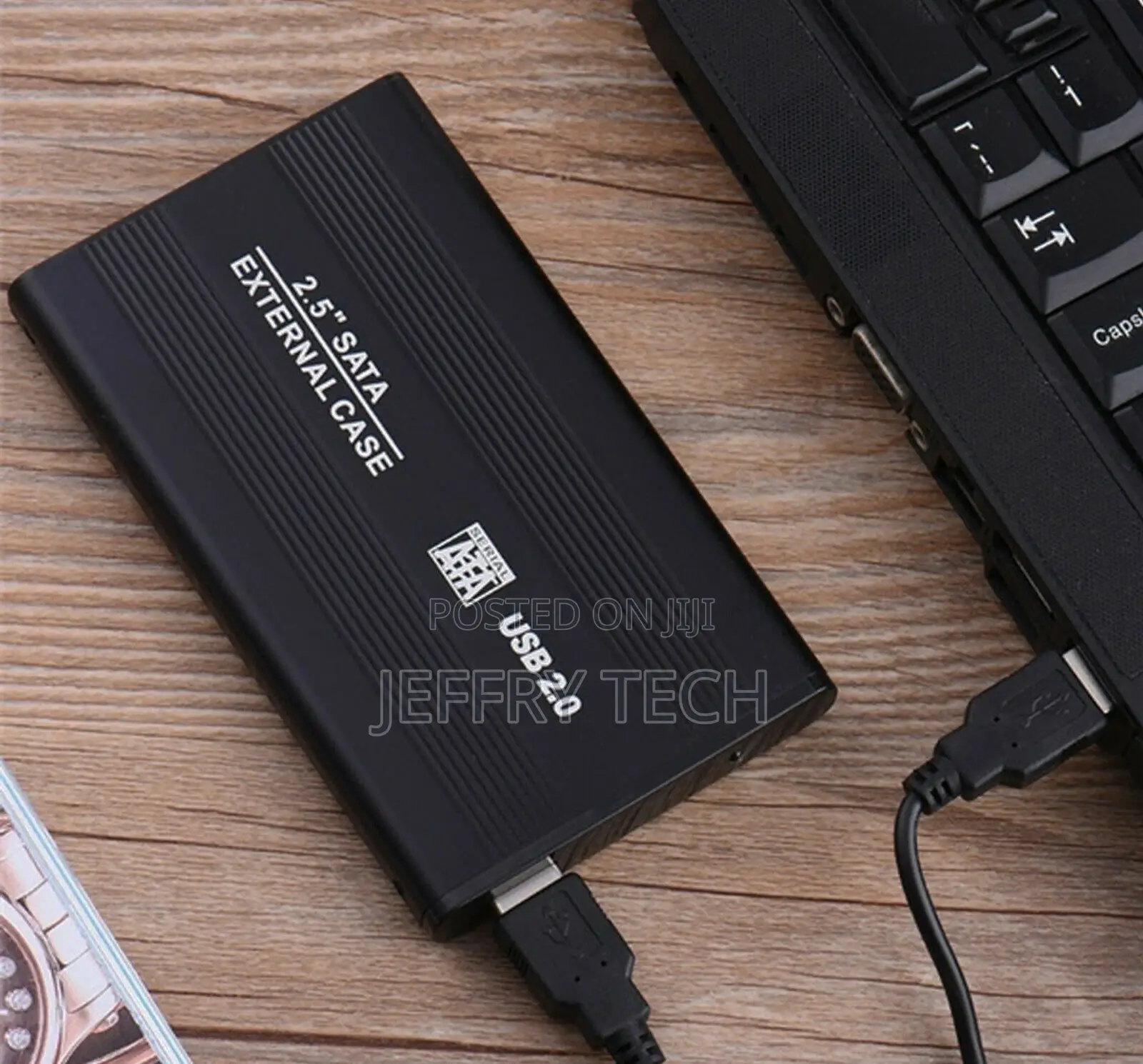 2.5" Hard Drive SATA USB 2.0 Caddy Enclosure Aluminium Case
