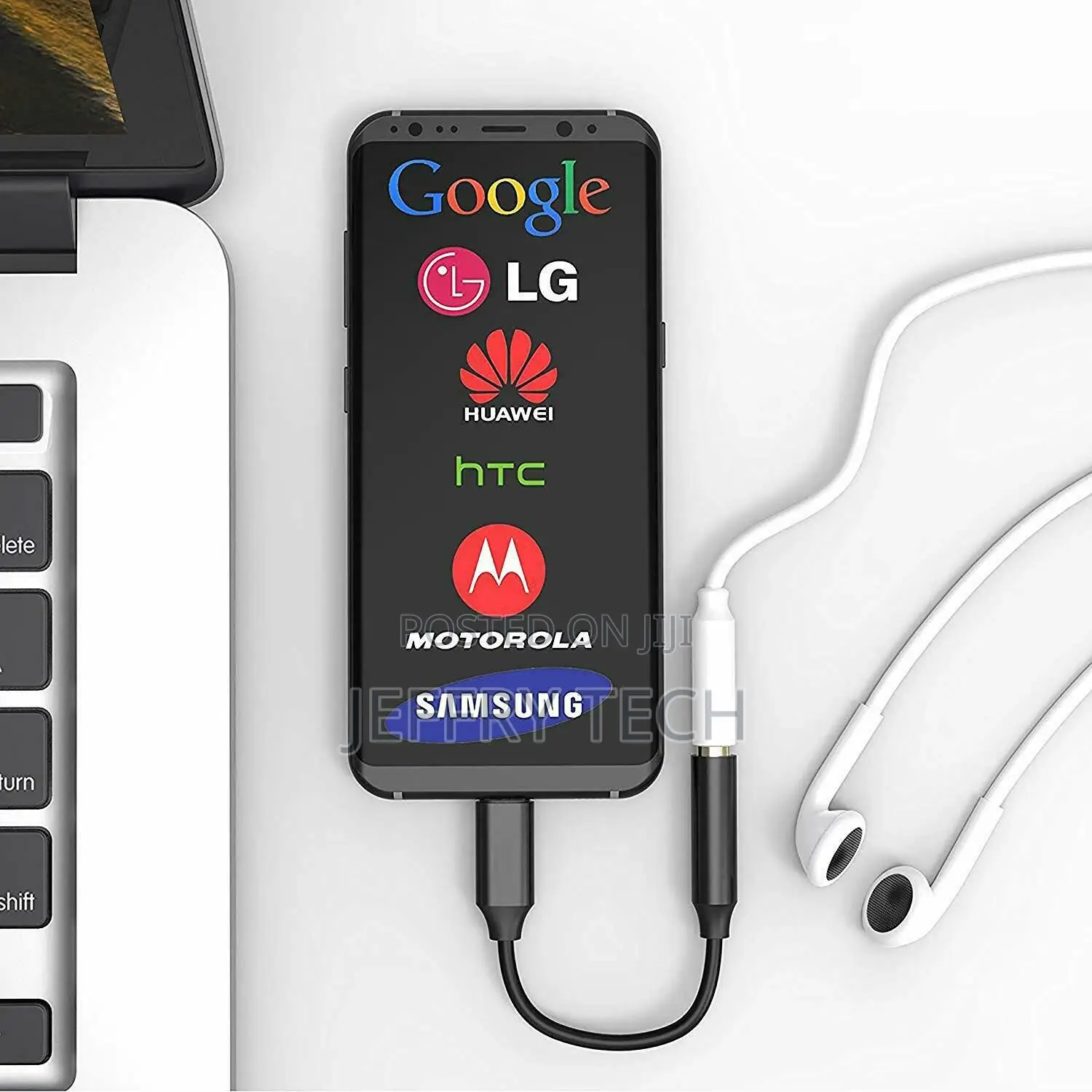 USB Type C to 3.5mm Headphone Audio Aux Stereo Cable Adapter