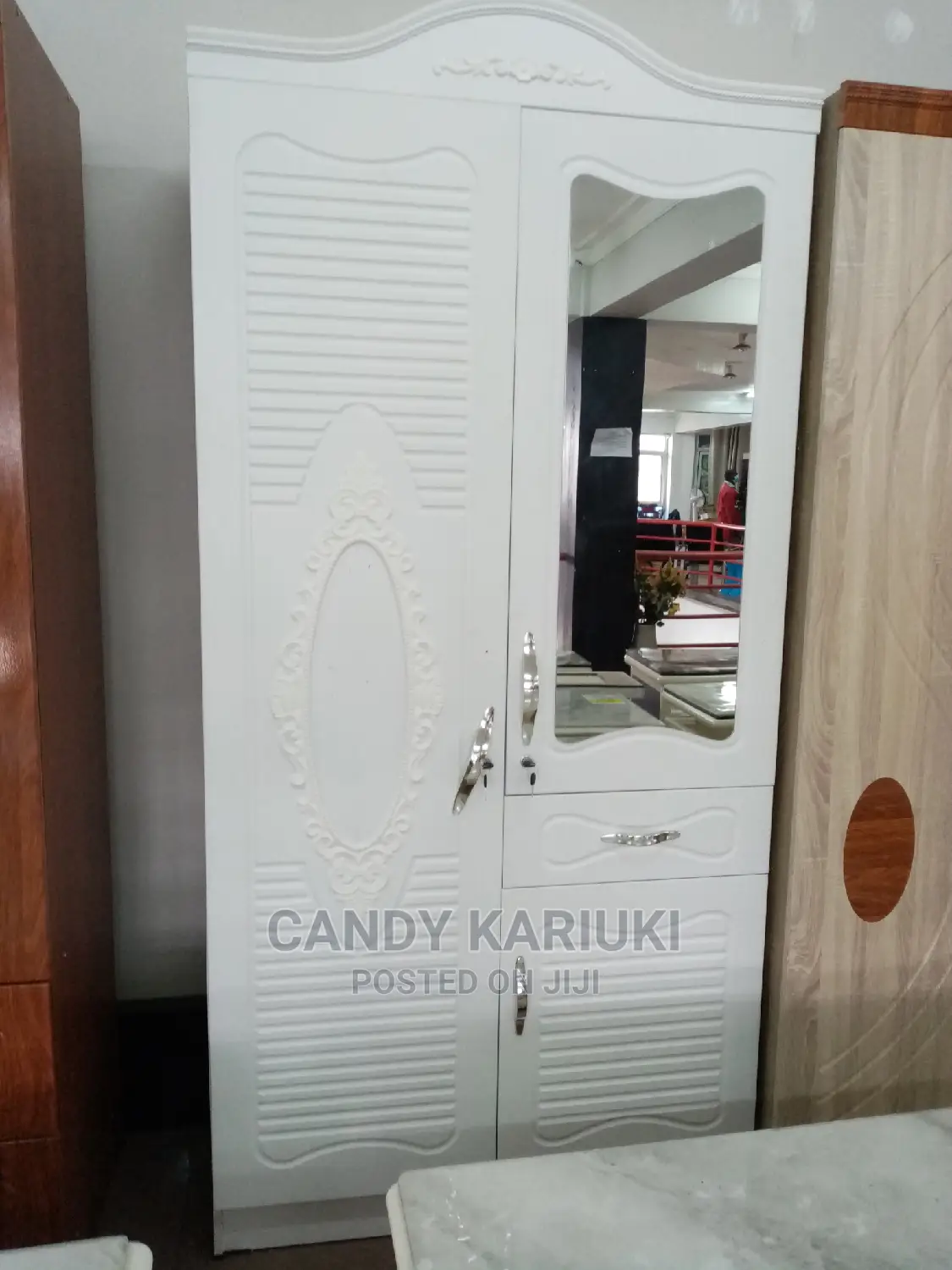 White 2 Door Closet